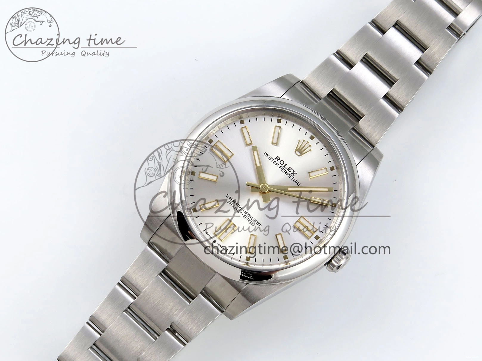 Perpetual Oyster Best 124300 1:1 Steel Sliver VR3230 SS Clean on Edition 904L Bracelet 41mm Dial 0514